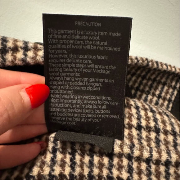 Mackage Wool Jacket - Picture 4 of 6